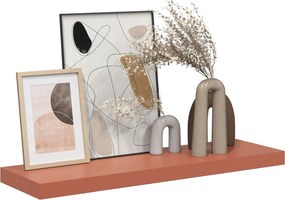 vidaXL Ράφι Τοίχου 2 τμχ. Κόκκινο 90 x 23,5 x 3,8 cm