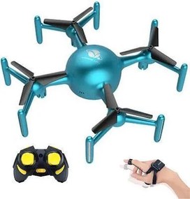 Mirbest X09 Drone Mini 2.4 GHz χωρίς Κάμερα Συμβατό με Smartphone σε Μπλε Χρώμα