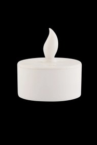 Μπαταρίας led ρεσώ κερί Λευκό 3x3 cm