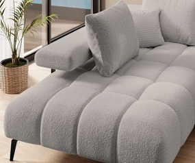 Γωνιακός καναπές Magnito-Ekrou-Αριστερή