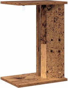 vidaXL End Table Παλιό ξύλο 35 x 25 x 50 εκ Επεξεργασμένο ξύλο