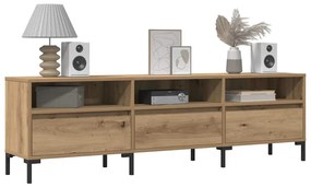 vidaXL Έπιπλο Τηλεόρασης τεχνίτης Δρυς 150x30x44,5 εκ