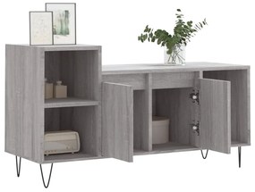 vidaXL Έπιπλο Τηλεόρασης Γκρι Sonoma 100x35x55 εκ. από Επεξεργ. Ξύλο