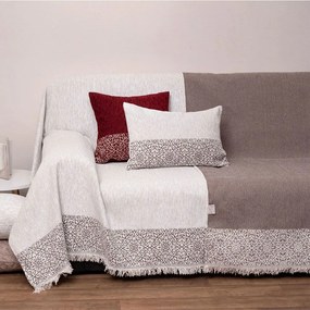 Ριχτάρι 2212 Ecru Viopros Διθέσιο 180x240cm Chenille