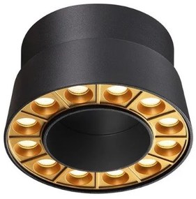 Σποτ Φωτιστικό Οροφής GLOSS-C120 7W Μεταλλικό Μαύρο LED Sunlight-GLOSS-C120-Μαύρο-Χρυσό GLOSS-C120