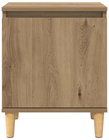 vidaXL Artisan Oak Κομοδίνο Οξιά artisan MDF 40 x 30 x 50 εκ. Κομοδίνο