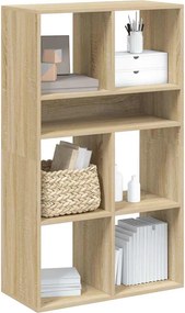 vidaXL Βιβλιοθήκη Χρώμα Sonoma Δρυς 66x31x112 εκ. Επεξεργασμένο Ξύλο