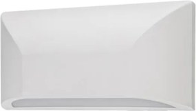 Led απλίκα λευκή ορθογώνια down light slim πλαστική 6W 350Lm 3000k θερμό λευκό φως στεγανή ΙΡ65