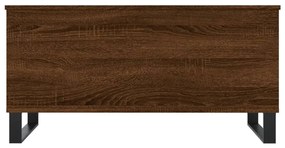 vidaXL Τραπεζάκι Σαλονιού Καφέ Δρυς 90x44,5x45 εκ. Επεξεργασμένο Ξύλο