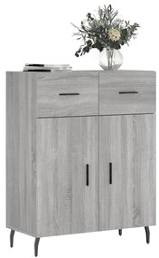 vidaXL Ντουλάπι Γκρι Sonoma 69,5 x 34 x 90 εκ. από Επεξεργασμένο Ξύλο