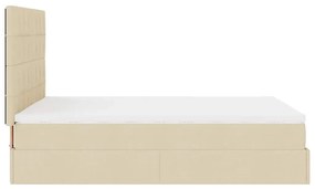 ΟΘΩΜΑΝΙΚΟ ΚΡΕΒΑΤΙ ΜΕ ΣΤΡΩΜΑ CREAM 140X190CM ΥΦΑΣΜΑ 3313159