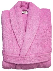Μπουρνούζι Viopros Classic Bathrobes Ροζ Ροζ MEDIUM