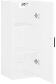 vidaXL Ντουλάπι Τοίχου Λευκό 34,5 x 34 x 90 εκ.