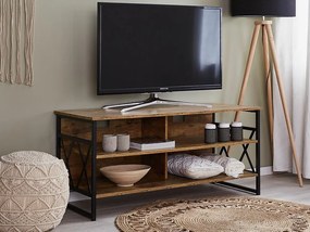 Τραπέζι Tv Berwyn 164, Μαύρο, Σκούρο ξύλο, 120x57x51cm, 29 kg | Epipla1.gr