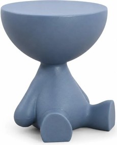 Βοηθητικό τραπεζάκι / κομοδίνο Nextdeco PE μπλε Υ41,5x36,5εκ.