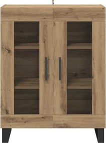 vidaXL Πλαϊνό γραφείο Artisan Oak 69,5 x 34 x 90 εκ.
