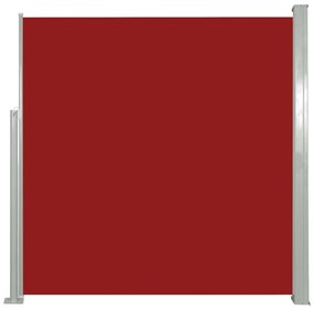 Σκίαστρο Πλαϊνό Συρόμενο Κόκκινο 140 x 300 εκ. - Κόκκινο