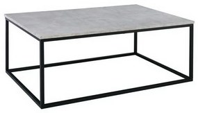 Τραπεζάκι Σαλονιού Texas ΕΜ744 115x75x45cm Black-Cement Mdf, Metal