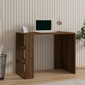 Γραφείο Με Βιβλιοθήκη (90x50x70) A-G Cool 835PUQ3810 Walnut