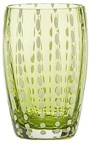 Ποτήρι Νερού Perle PR00113 320ml Lime Zafferano Glass