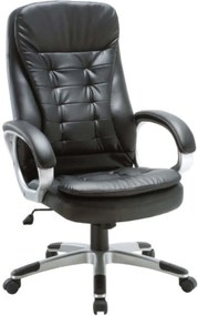 BF5150 Πολυθρόνα Διευθυντή Pu Μαύρο   1τμχ
