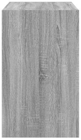 Παπουτσοθήκη Γκρι Sonoma 80x42x69 εκ. από Επεξεργ. Ξύλο - Γκρι