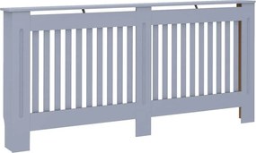 vidaXL Καπάκι Καλοριφέρ 2 pcs Γκρι 172 x 19 x 81,5 cm