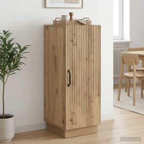 vidaXL Πλαϊνό γραφείο Artisan Δρυς 33 x 34,5 x 87 εκ.