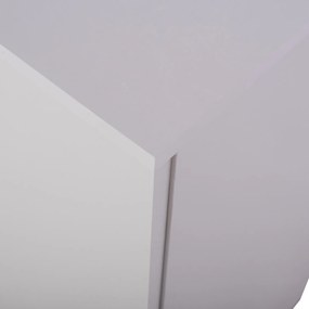 ΠΑΠΟΥΤΣΟΘΗΚΗ ΝΤΟΥΛΑΠΙ EMERIE HM2206.05 ΜΕΛΑΜΙΝΗ ΛΕΥΚΗ 60x40x80Υεκ.