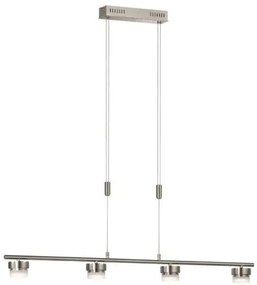 Σώμα Κρεμαστού Φωτιστικού LED 8,5W Νίκελ ματ M6 Licht/Medium1-LED Fischer Honsel-70248-Νίκελ Ματ 70248