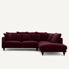 Γωνιακός καναπές από βελούδο, Lazare