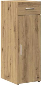 vidaXL Πλαϊνό γραφείο με συρτάρι Artisan Oak 30 x 42,5 x 93 εκ.