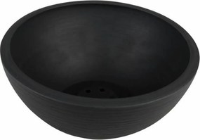 Βάζο Λουλουδιών EDA   Μαύρο Ανθρακί Ø 25 cm