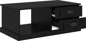 vidaXL Τραπεζάκι σαλονιού Μαύρη Οξυά 90 x 50 x 35 cm