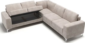 Γωνιακός καναπές Radial Max-Prasino-Αριστερή