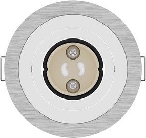 vidaXL Σποτ 24 pcs Ασημί 9 x 9 x 2 εκ. Αλουμίνιο