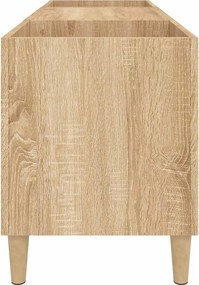 vidaXL Ντουλάπι δίσκων Sonoma Δρυς 121 x 38 x 48 εκ. από επεξεργασμένο ξύλο