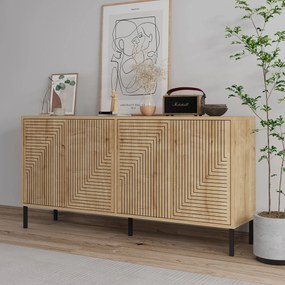 Κονσόλα Sapphire Δρυς DOZOTER 150x36x75