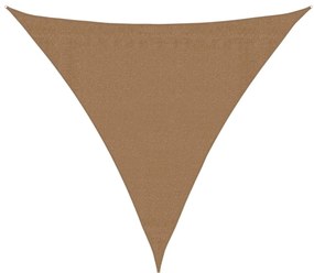 vidaXL Πανί Σκίασης Taupe 3 x 3 x 3 μ. από HDPE 160 γρ/μ²