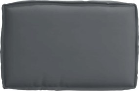 vidaXL Μαξιλάρι Ανθρακί 60 x 40 x 8 εκ. Ύφασμα Όξφορντ