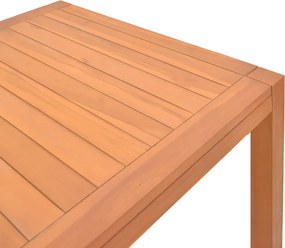 Τραπέζι Vocaly pakoworld teak ξύλο σε φυσική απόχρωση 200x100x75εκ