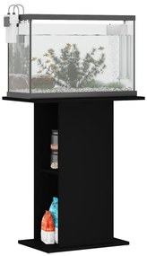 vidaXL Βάση Ενυδρείου Μαύρη 60,5x36x72,5 εκ. από Επεξεργασμένο Ξύλο