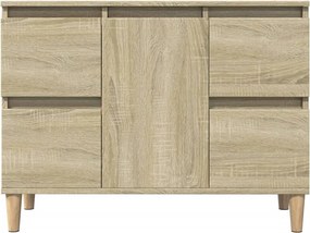 vidaXL Ντουλάπι Νιπτήρα Sonoma Δρυς 80x33x60 εκ. Επεξεργασμένο Ξύλο