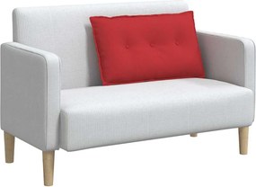 vidaXL Μαξιλάρι Πλάτης Κόκκινο 80 x 19 x 50 εκ ύφασμα