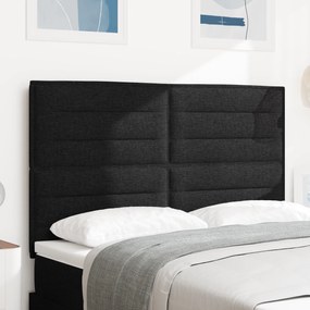 vidaXL LED Κεφαλάρι Γραμμών Μαύρο 72 εκ Ύφασμα