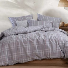 Σεντόνια Υπέρδιπλα (Σετ) Nef-Nef Homeware Smart Highlar Grey Γκρι ΧΩΡΙΣ ΛΑΣΤΙΧΟ 240x270