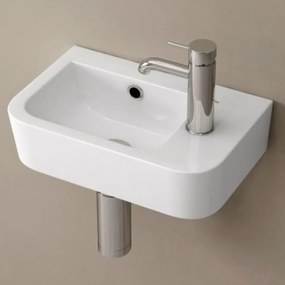 Νιπτήρας Αναρτώμενος Δεξιός Legend LH 10100R 37x24,5x10cm White Karag Πορσελάνη