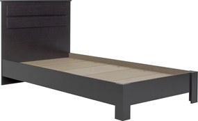 Κρεβάτι μονό OLYMPUS pakoworld σε χρώμα wenge 100x200εκ