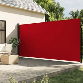 Σκίαστρο Πλαϊνό Συρόμενο Κόκκινο 220 x 500 εκ. - Κόκκινο