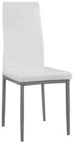 ΚΑΡΕΚΛΑ ΜΕΤΑΛΛΙΚΗ LADY HM0037.11 ΛΕΥΚΟ PU ΜΕΤΑΛΛΙΚΟ ΣΚΕΛΕΤΟ K/D 40x48x95 εκ.